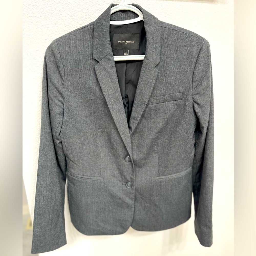 Banana Republic Grey Blazer